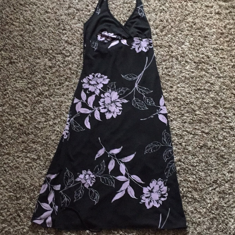 Sexy spring halter dress.